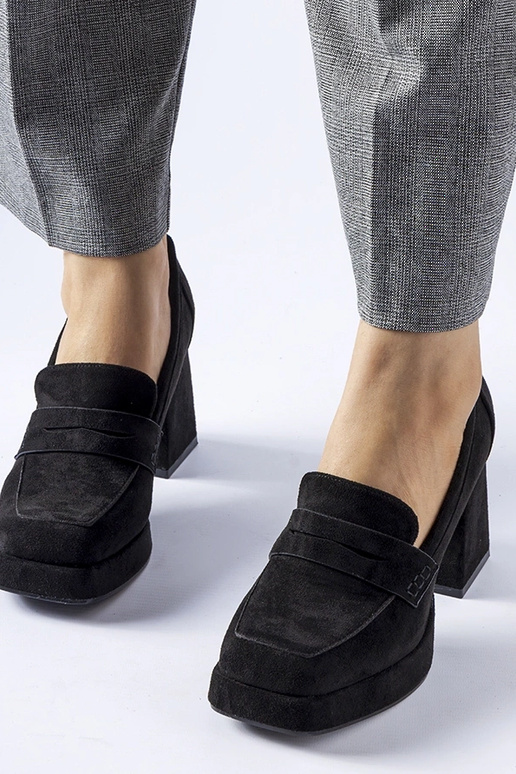 Zwarte pumps op hoge hak Solaine