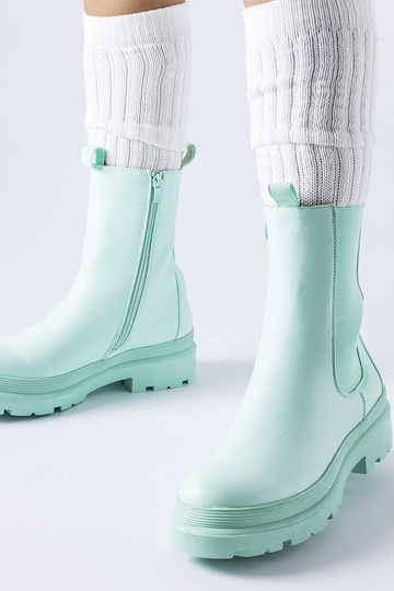 Botines vert clair...