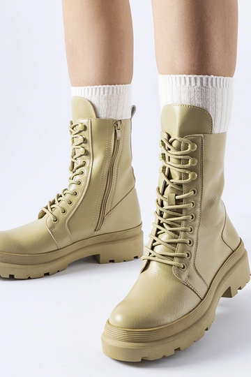 Bottes plates vertes avec protection Zacharie