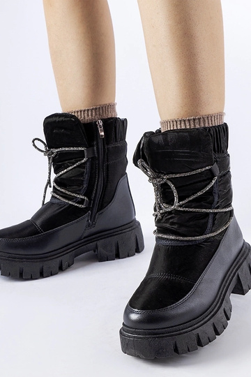 Bottes d'hiver noires avec... 2