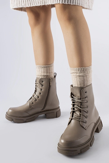 Bottines grises-brunes...