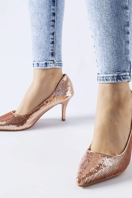 Ernesto rosa Stiletto-Pumps mit...