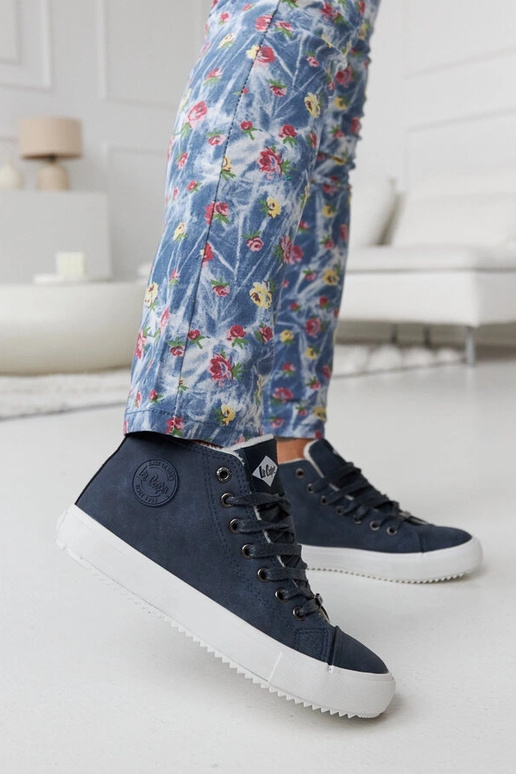 Dunkelblaue Sneakers Lee Cooper...