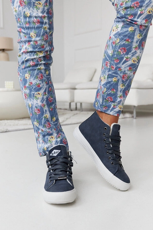 Baskets bleu marine Lee Cooper... Baskets bleu marine Lee Cooper...