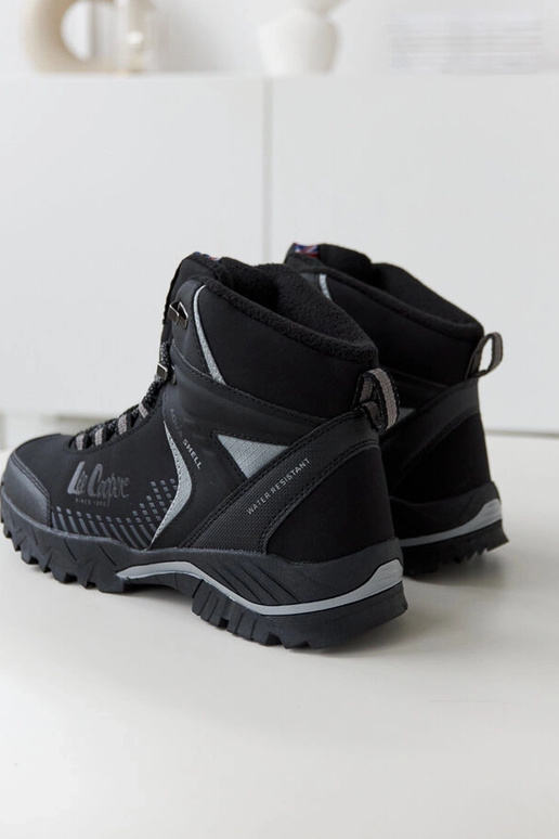 Zwarte gevoerde heren wandelschoenen... Zwarte gevoerde heren wandelschoenen...