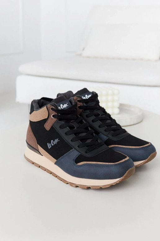 Blauw-bruin sneakers LCJ-23-31-3065M Blauw-bruin sneakers LCJ-23-31-3065M