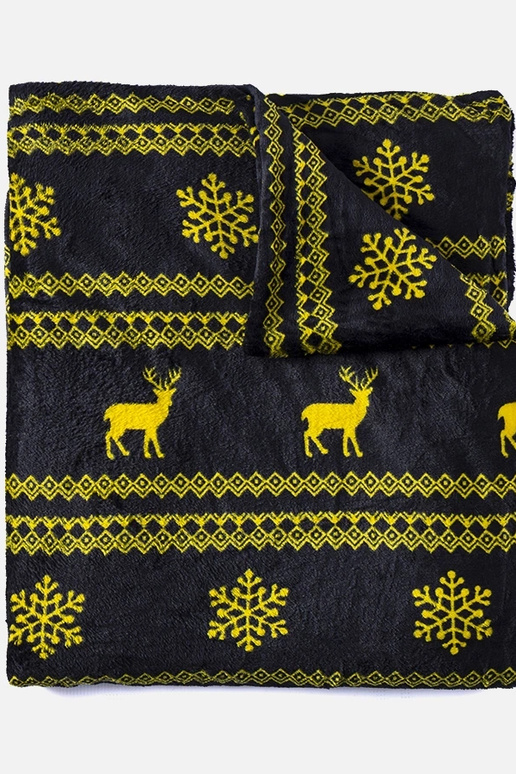 Couverture Velma noire avec motifs de...