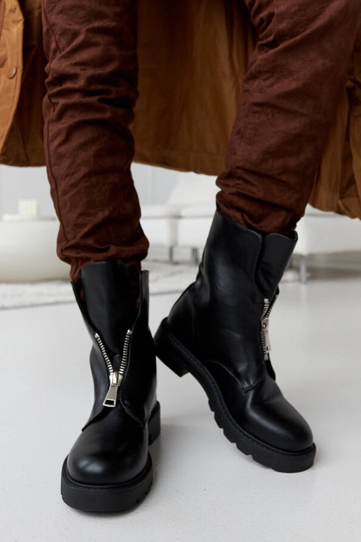 Bottines zippées isolées noires Oakdale