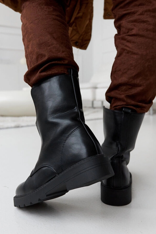 Bottines zippées isolées noires Oakdale