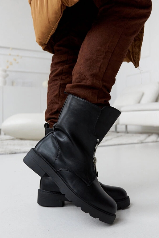 Bottines zippées isolées noires Oakdale