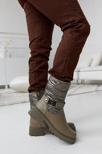 Bottines isolantes vertes à... 2