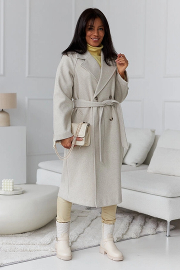 Beige ankelstøvler med... 2