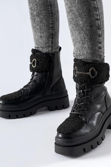 Bottes de travail noires...