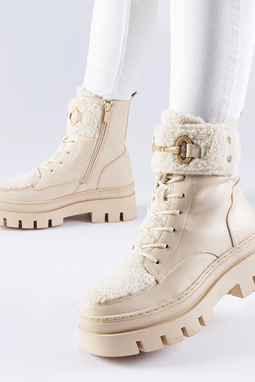 Highland work boots beiges... 2
