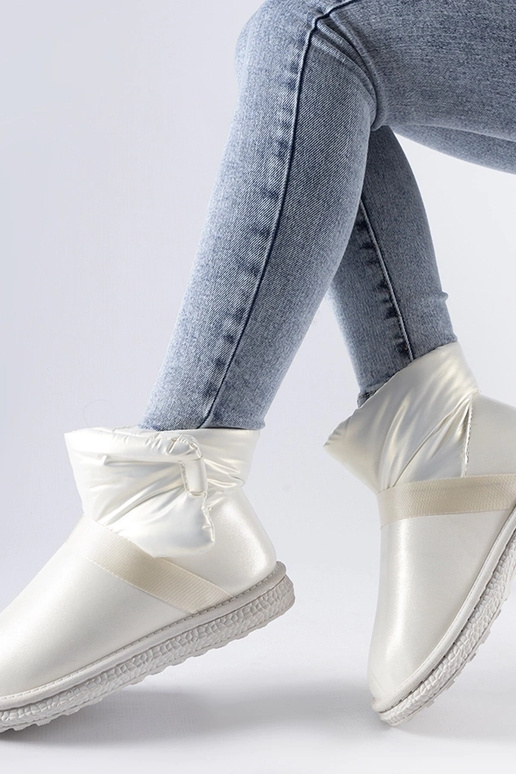 Bottes de neige courtes brillantes...