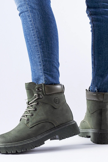 Grüne gefütterte klassische... 2