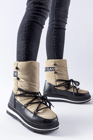 Bottines de neige beiges...