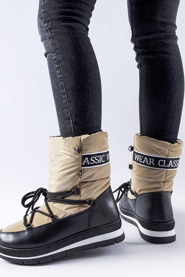 Bottines de neige beiges... 2