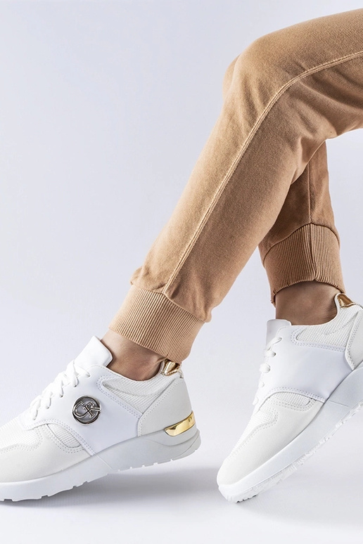 Almenno hvide sportssneakers