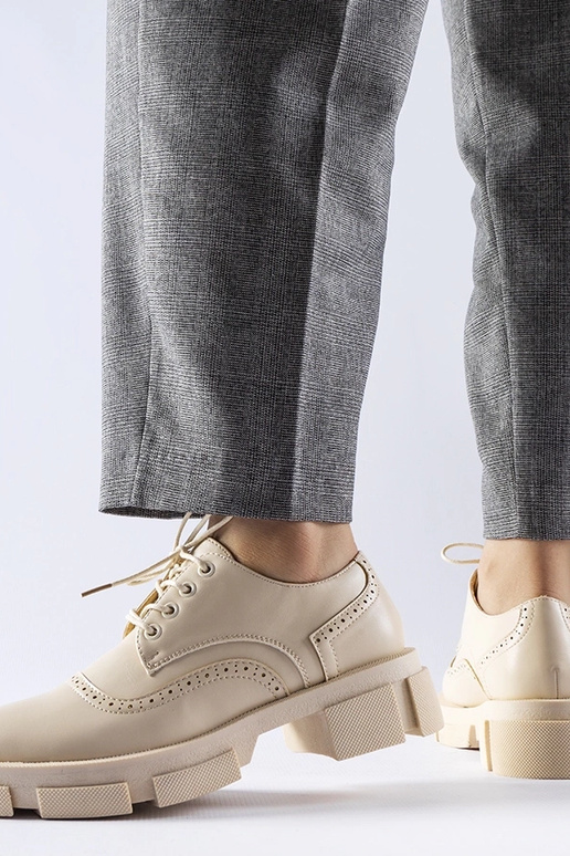 Derbies beige à lacets Piazzetta Derbies beige à lacets Piazzetta