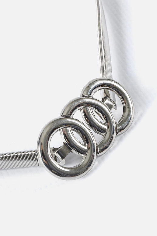 Ceinture élastique Bartolomeo argentée