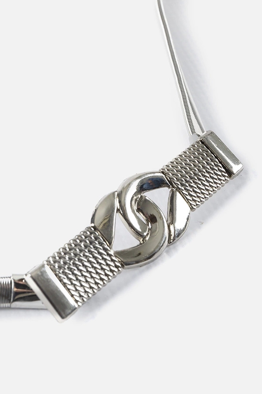 Leonide sølv elastisk tyndt bælte Leonide sølv elastisk tyndt bælte