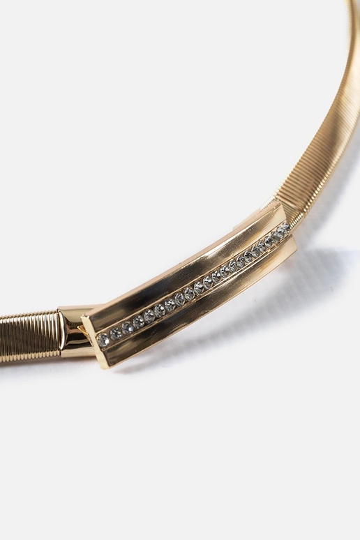 Goldenes elastisches Armband mit... Goldenes elastisches Armband mit...