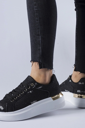 Sorte Ossona platform sneakers 2