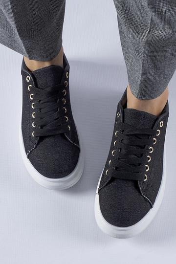Schwarze Scuderlando Plateau-Sneaker 2