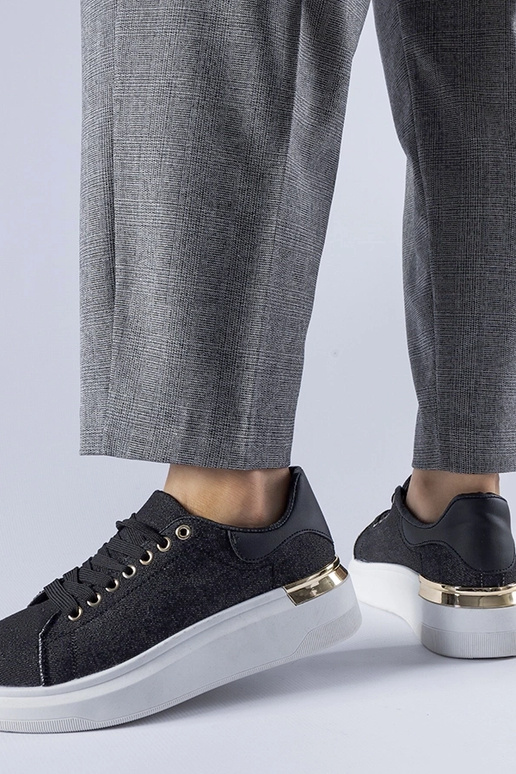 Sorte Scuderlando platform sneakers