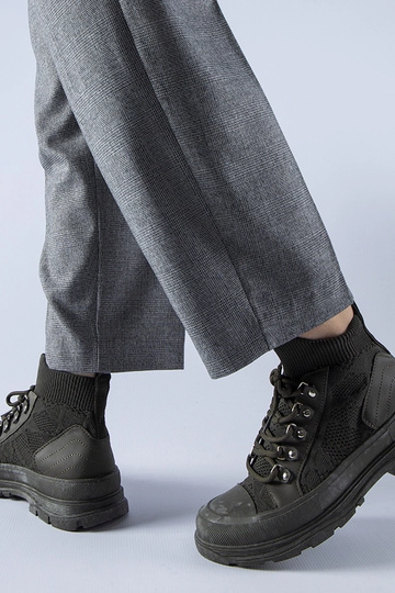 Grüne High-Top-Sneakers aus Stoff Casalma 2