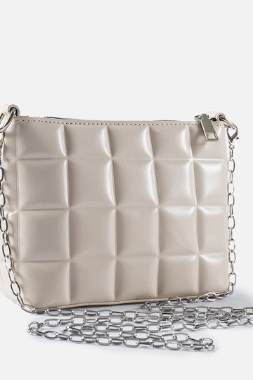 Sac matelassé blanc avec...