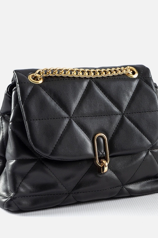 Sort Quiltet Cella Skuldertaske Sort Quiltet Cella Skuldertaske