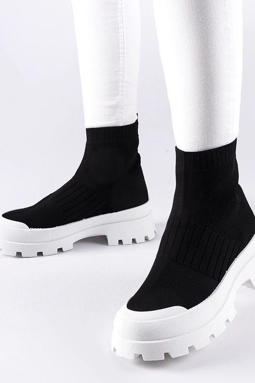 Sorte Varden stretch overdel sneakers