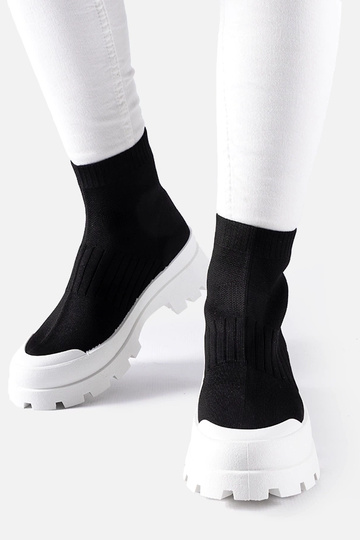 Schwarze Varden-Sneaker mit Stretch-Obermaterial 2