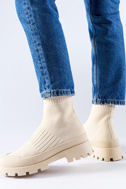 Beige Varden Sneakers mit...