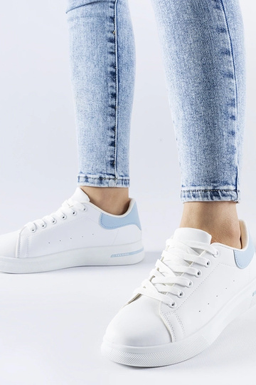 Leland blå og hvide sneakers 2