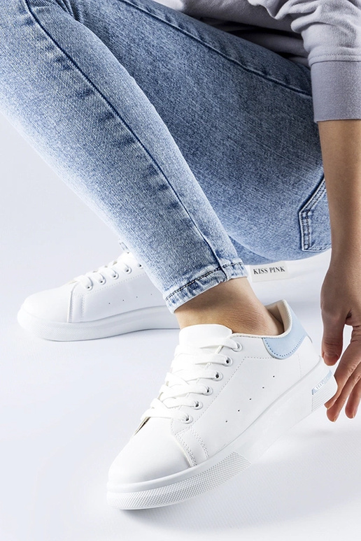 Leland blå og hvide sneakers