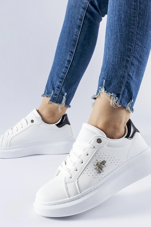 Weiße Sneakers mit...