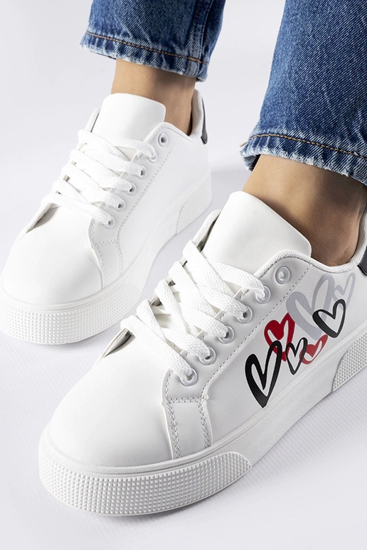 Hvide Montclair platform sneakers