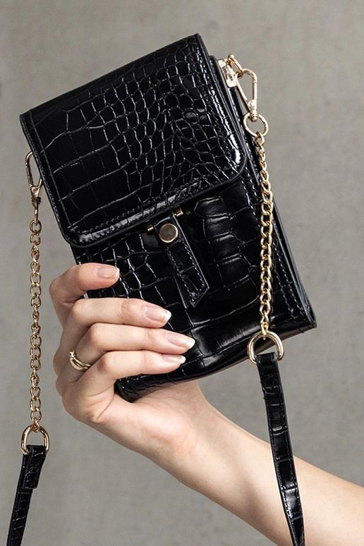 Sort taske dekoreret med Decatur... Sort taske dekoreret med Decatur...