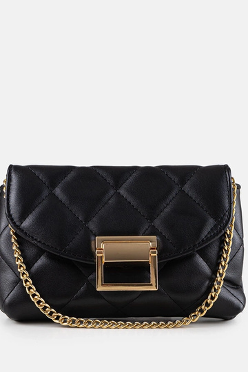 Petit sac matelassé noir...