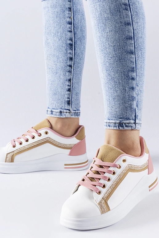 Mayfield Platform Sneakers i hvid og...