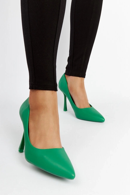 Rodney Grüne Pumps mit hohem Absatz Rodney Grüne Pumps mit hohem Absatz