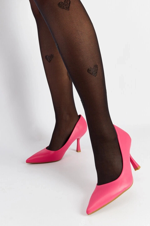 Rosafarbene Nixon-Pumps mit niedrigem... Rosafarbene Nixon-Pumps mit niedrigem...