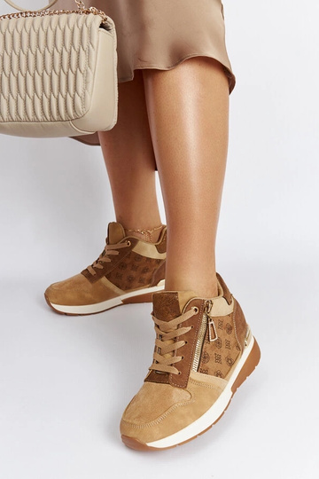 Knoxville Brown Wedge Sneakers 2