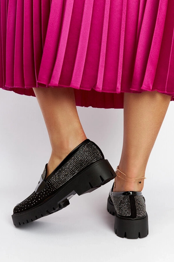 Sorte mokkasiner dekoreret... 2