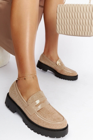 Newport beige mokasijnen...