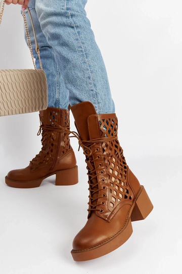 Braune durchbrochene... 2