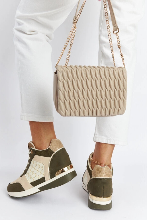 Grønne Chestnut Wedge Sneakers